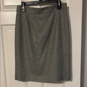 ANTONIO MELANI Gray Knee-Length Pencil Skirt